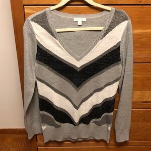 Gray Sparkly Sweater